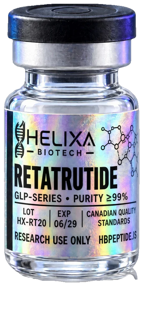 Helixa Biotech Retatrutide 20mg research vial